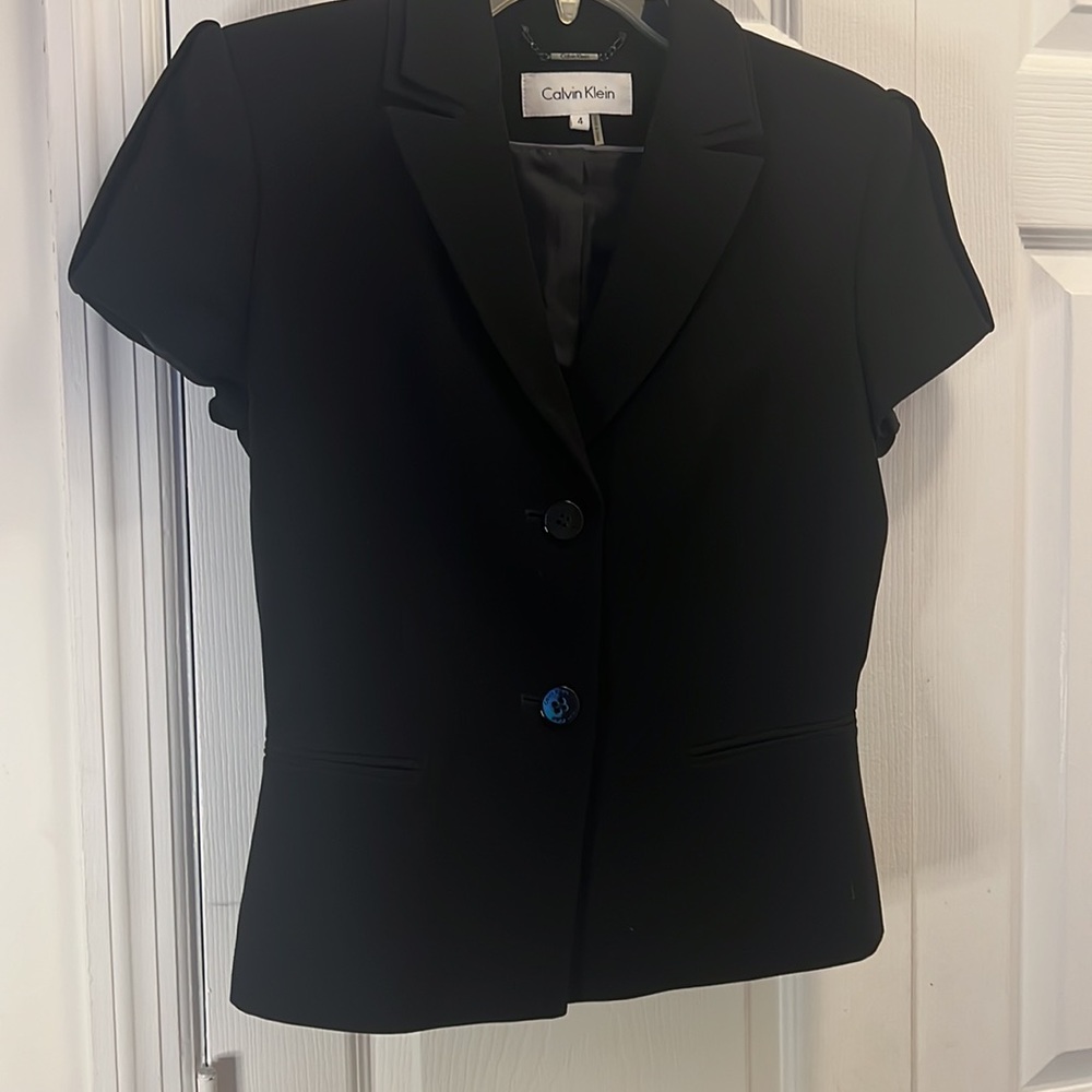Basic Black, Short Sleeve Jacket - image 2